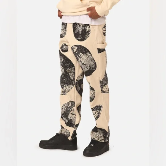 Mens Market Bitmap Carpenter Pants - Picture 6 of 13